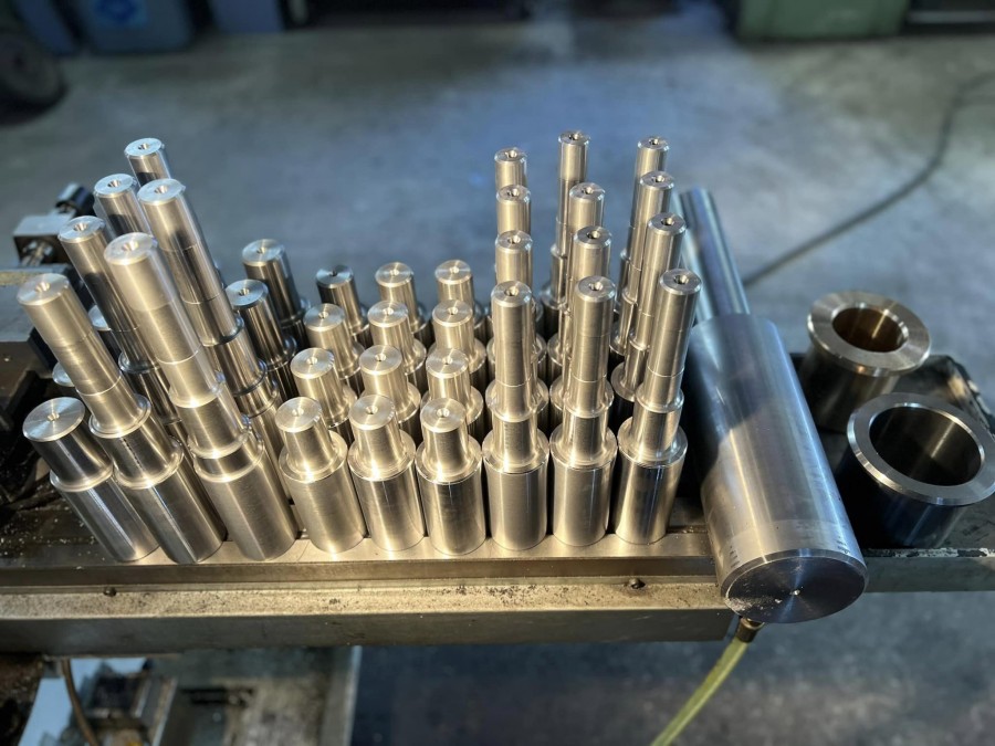 Machining A Run Of Auger Shafts